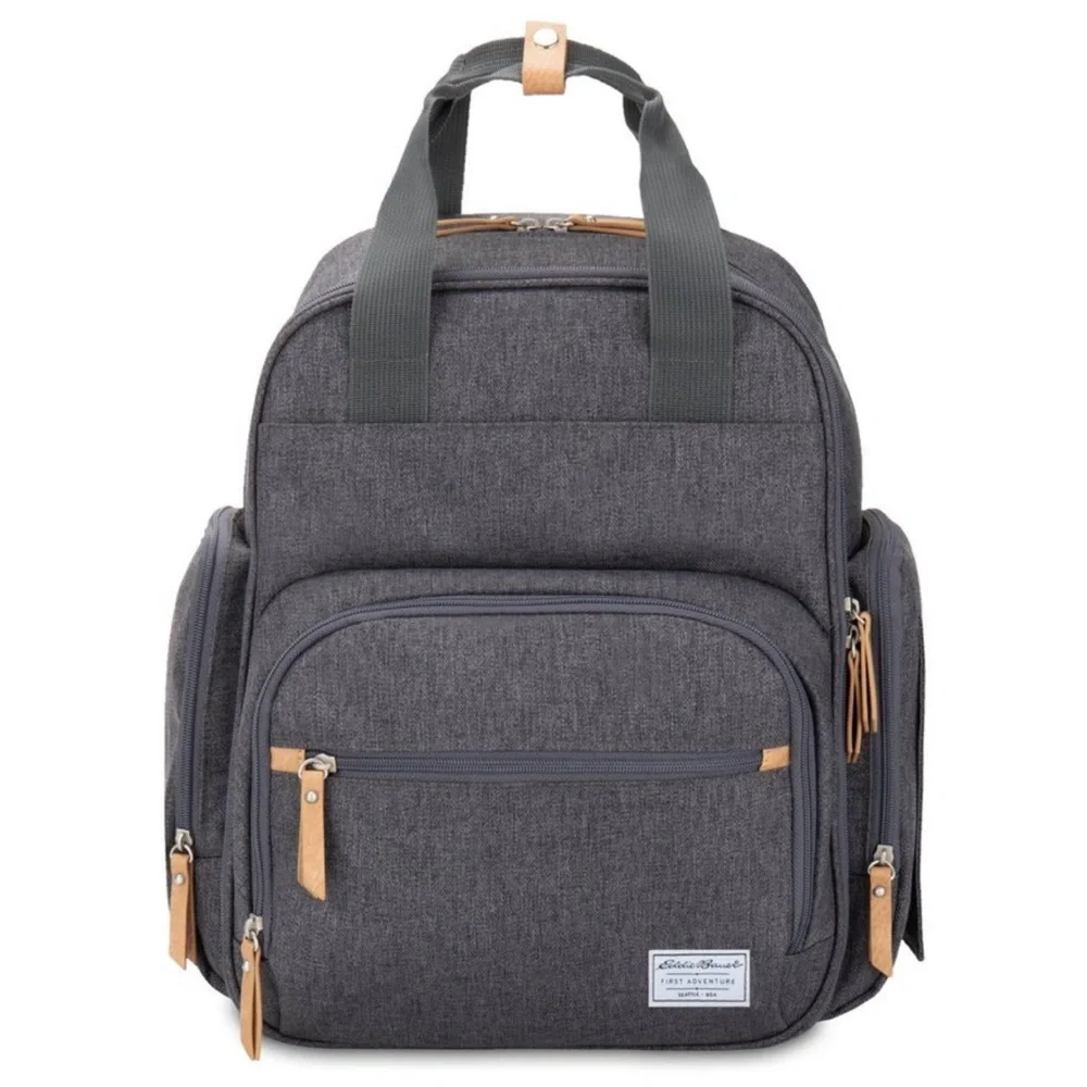 Gray Diaper Backpack